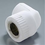 Угол полипропиленовый Pro Aqua 32-1" ВР, комбинированный, белый