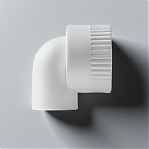 Угол полипропиленовый Pro Aqua 32-1" ВР, комбинированный, белый