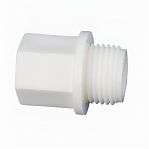 Заглушка полипропиленовая Pro Aqua PA15508P 1/2", НР, резьбовая, белая