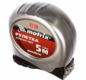 Рулетка Matrix Magnetic 31011, 5 м х 19 мм, магнитный зацеп, четкая и контрастная шкала