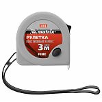 Рулетка измерительная Matrix Fine 31016, 3 м х 16 мм, пластиковый корпус, класс точности II