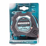 Рулетка измерительная Gross Magnetisch 32573, 8 м х 25 мм, магнитный зацеп, класс точности II