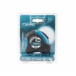 Рулетка Gross Schlagfest 31111, 3 м, 19 мм, магнитный обрезиненный зацеп, двухсторонняя шкала, нейлоновое покрытие