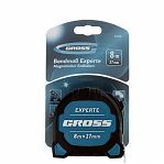Рулетка измерительная Gross Experte 32576, 8 м х 27 мм, магнитный зацеп, класс точности II