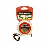 Рулетка Монтажник 604725, с долговечным механизмом автостоп-трещетка, 7.5м х 25 мм