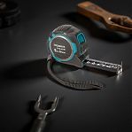 Рулетка двусторонняя Росомаха Эталон 604519, с устойчивой лентой и магнитом, 5 м х 19 мм