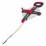 Рулетка геодезическая Matrix 31432, двусторонняя шкала, фиберглассовая лента, 12.5 мм х 100 м