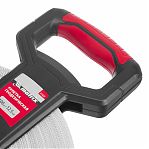 Рулетка геодезическая Matrix 31432, двусторонняя шкала, фиберглассовая лента, 12.5 мм х 100 м