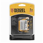 Рулетка Denzel 31571, магнит, двухсторонний зацеп, нейлон, 5 м х 19 мм