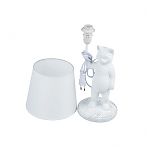Светильник настольный Uniel UML-B465 WHITE E14 Кот белый