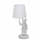 Светильник настольный Uniel UML-B465 WHITE E14 Кот белый