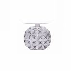 Светильник настольный Leek LE TL JULIE 02 WHITE GREY с абажуром, Е14, белый с серым