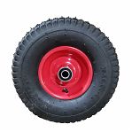 Колесо для тачки, с подшипником SCORPION PROFI D-20, диаметр 380 мм, красное