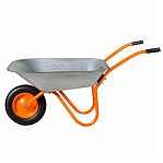 Тачка садовая Вихрь Т 65-1 73/7/4/4 , металл, 1 колесо, объем 65 л, до 85 кг, оцинкованная