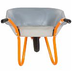 Тачка садовая Вихрь Т 65-1 73/7/4/4 , металл, 1 колесо, объем 65 л, до 85 кг, оцинкованная