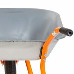 Тачка садовая Вихрь Т 65-1 73/7/4/4 , металл, 1 колесо, объем 65 л, до 85 кг, оцинкованная