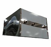 Бак под контур 80л навесной 3 штуцера 3/4" на дне