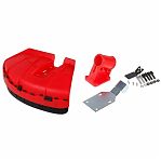 Защитный кожух для триммера Eco GTP-X002 в сборе, кронштейн и нож-отсекатель