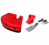 Защитный кожух для триммера Eco GTP-X002 в сборе, кронштейн и нож-отсекатель