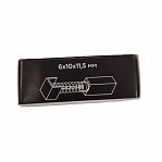 Щетки угольные IGP 7140503, графитовые, 6х10х11.5 мм, аналог 41.04.03.02.00 для Интерскол УШМ-125/900