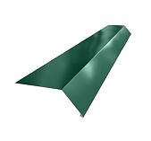 Капельник карнизный, оцинкованный, тёмно-зелёный, 7х10х200 см