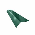 Капельник карнизный, оцинкованный, тёмно-зелёный, 7х10х200 см