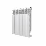 Радиатор секционный Royal Thermo Revolution Bimetall 500, HC-1295116, RAL9016, биметалл, 6 секций