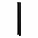 Дизайн-радиатор трубчатый Royal Thermo Insignia VC2180-06, RAL9005m, Noir Sable, сталь, 6 секций