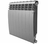 Радиатор Royal Thermo BiLiner 500, Silver Satin - 8 секций, биметалл, настенная установка