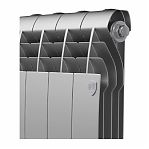 Радиатор Royal Thermo BiLiner 500, Silver Satin - 8 секций, биметалл, настенная установка