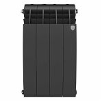 Радиатор Royal Thermo BiLiner 500, Noir Sable - 4 секции, биметалл, настенная установка