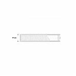 Радиатор панельный Royal Thermo Ventil Compact VC22-300-500, Rall 9016, сталь