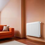 Радиатор панельный Royal Thermo Ventil Compact VC22-300-400, Rall 9016, сталь