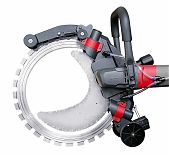 Бетонорез электрический KROSS WT410-300, глубина 300 мм, диаметр 410 мм, 2200 об/мин, 5000 Вт