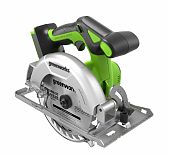 Пила дисковая аккумуляторная Greenworks GD24CS165, 1501607CUG, 24В, 1 акк. х 5.0 Ah+з.у