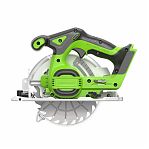 Пила дисковая аккумуляторная Greenworks GD24CS165, 1501607CUG, 24В, 1 акк. х 5.0 Ah+з.у