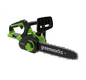 Пила цепная аккумуляторная Greenworks G24CS25K4 24 В 1акк 4.0 Ah+з.у.