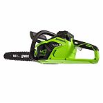 Пила аккумуляторная Greenworks GD40CS18 40В, в комплекте 1 АКБх5 Ah и зарядное устройство
