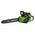 Пила аккумуляторная Greenworks GD40CS18 40В, в комплекте 1 АКБх5 Ah и зарядное устройство