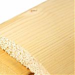 Блок-хаус, сорт С, Хвоя, 38х185х3000 мм, имитация бревна, в упаковке 2 штуки