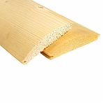 Блок-хаус, сорт С, Хвоя, 38х185х3000 мм, имитация бревна, в упаковке 2 штуки