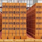 Кирпич строительный ЛСР 2.1NF двойной рядовой красный М-150 250х140х120 мм