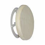 Клапан тарельчатый для бани и сауны, диаметр 125 мм, дерево абаши