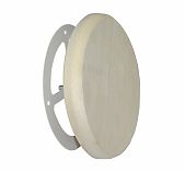 Клапан тарельчатый для бани и сауны, диаметр 125 мм, дерево абаши