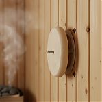 Клапан тарельчатый для бани и сауны, диаметр 125 мм, дерево абаши