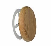 Клапан тарельчатый для бани и сауны, диаметр 100 мм, термодревесина