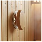 Клапан тарельчатый для бани и сауны, диаметр 100 мм, термодревесина