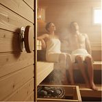 Клапан тарельчатый для бани и сауны, диаметр 100 мм, термодревесина