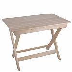 Стол прямоугольный, Липа, для бани и сауны, не раскладывается, 610х755х1200 мм, дерево