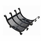 Дровница напольная стандарт, сетка, для бани и камина, металл, черная